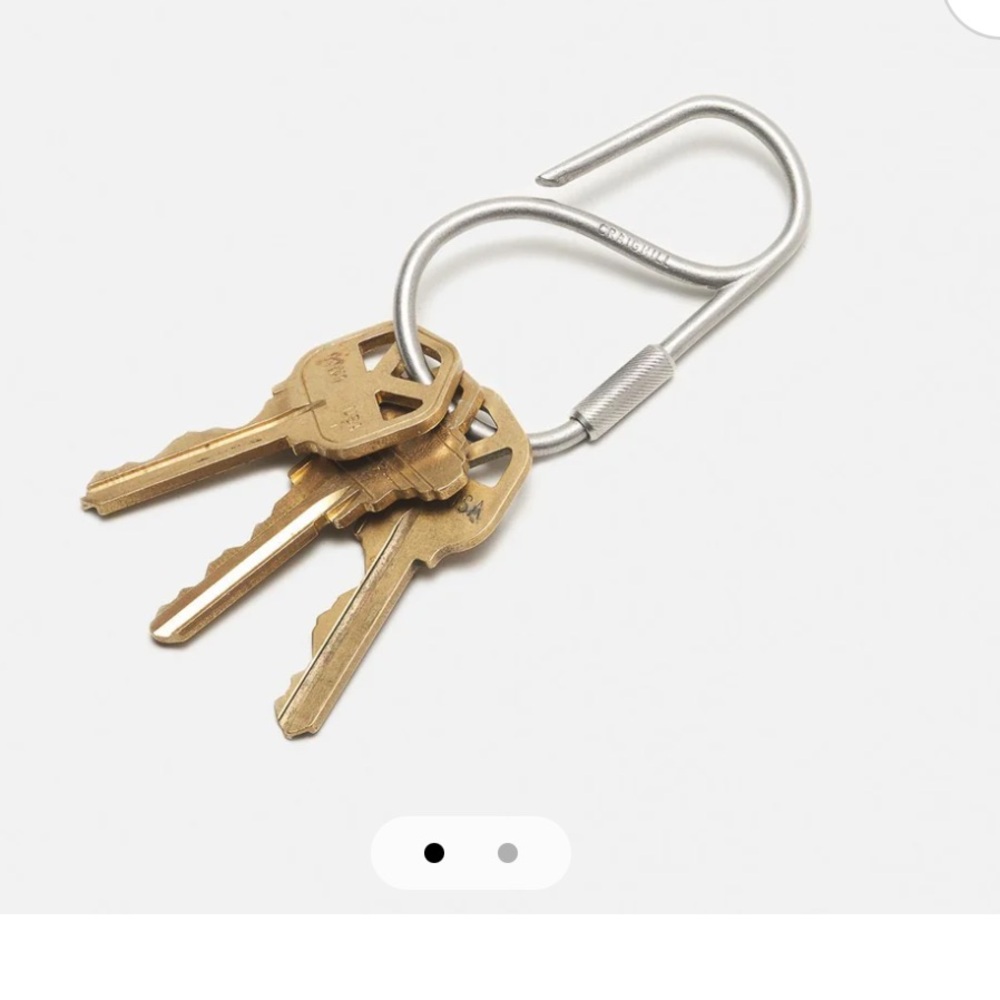 Craighill - Offset Keyring - Stainless Steel